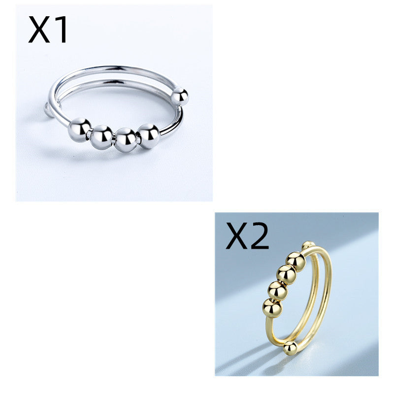 Peace Rings Rotatable for Stress Relief